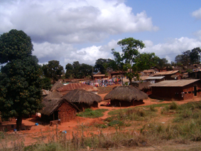 A typical small village in Tanzania